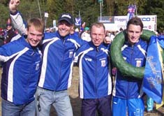 Swedish Relay Chamionship 2002, Rikard Claesson, Martin Larsson, Thomas Asp and H�kan Petersson